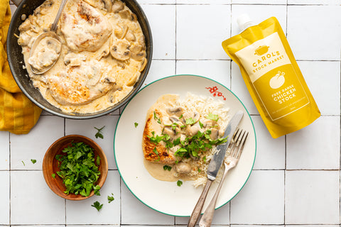 Creamy Mushroom Chicken Recipe &ndash; Carol's Stock Market