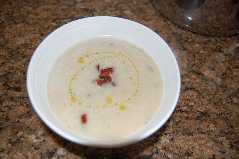 Parsnip & Cannellini Bean soup with crispy fried Chorizo – Carol's Stock Market