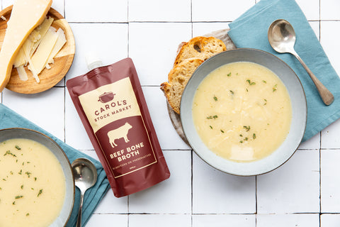 Roasted Garlic Soup Recipe – Carol's Stock Market