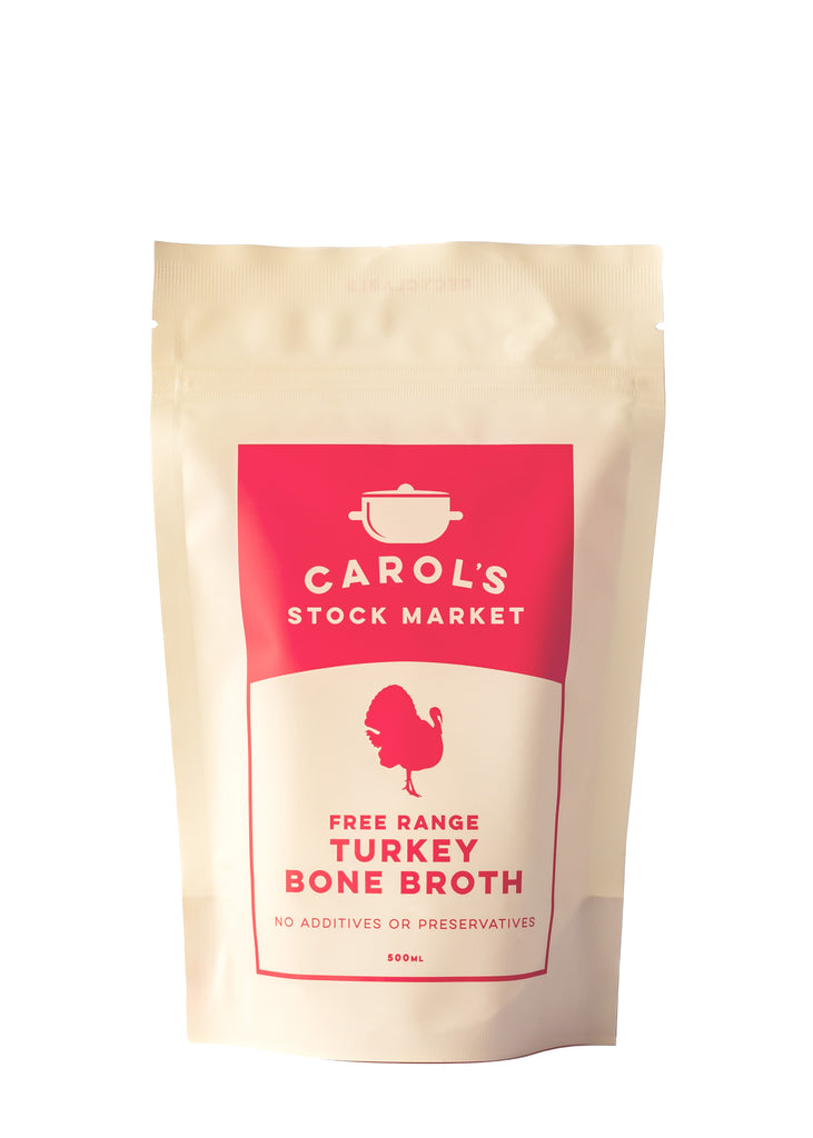 Carol's Stock Market - Free Range Turkey Bone Broth
