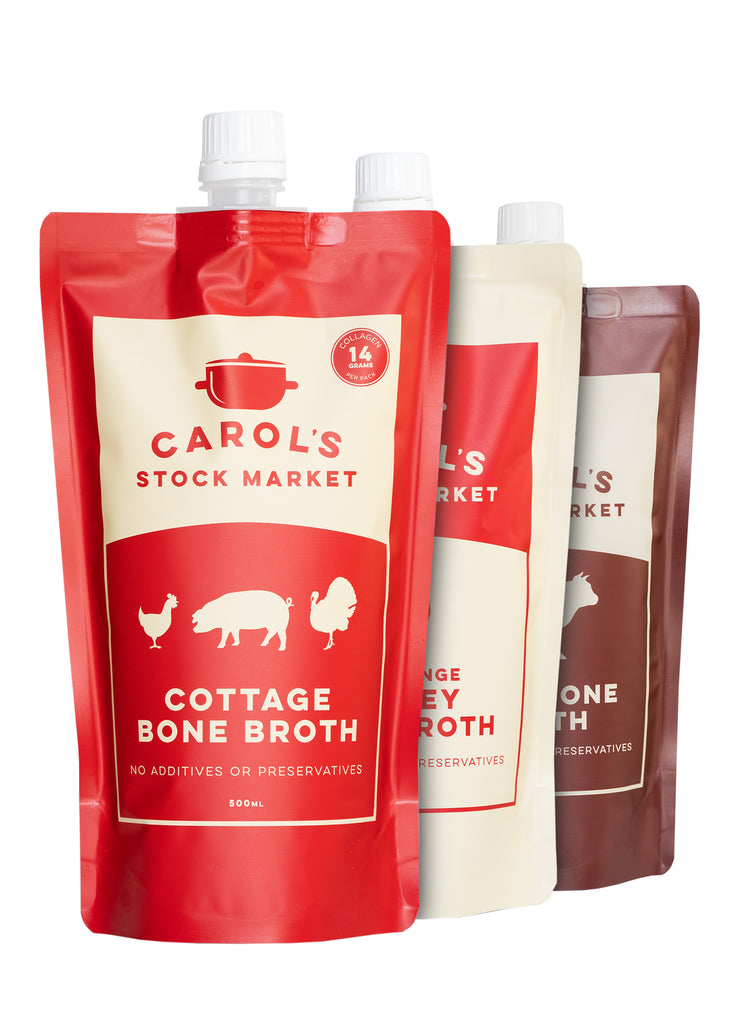Mixed Bone Broth Multipack (3 Pack) - Carol's Stock Market