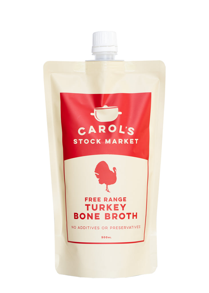 Carol's Stock Market - Free Range Turkey Bone Broth